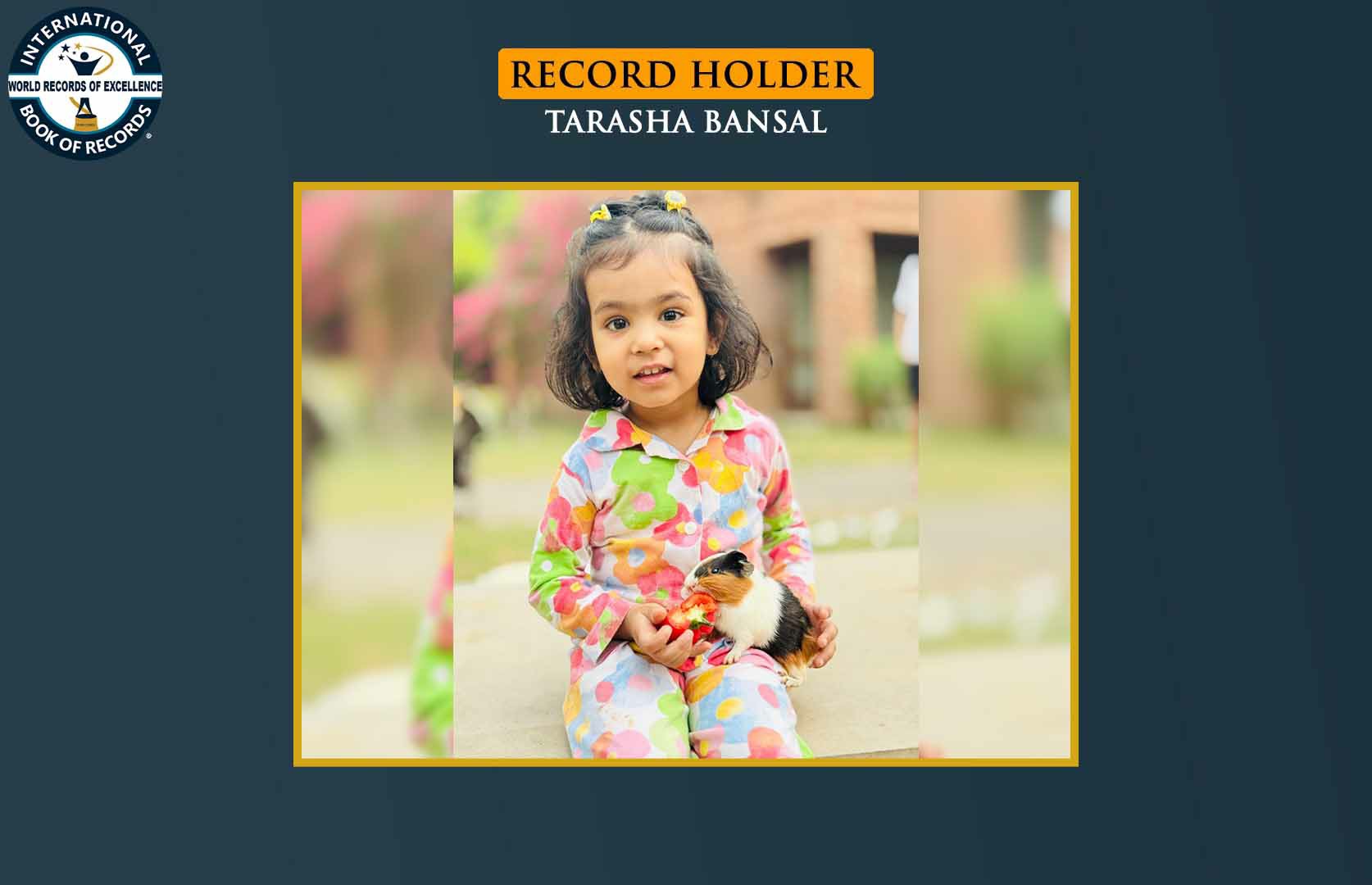 RECITED “GOOD MORNING” IN MAXIMUM OFFICIAL LANGUAGES OF COUNTRIES (TODDLER)