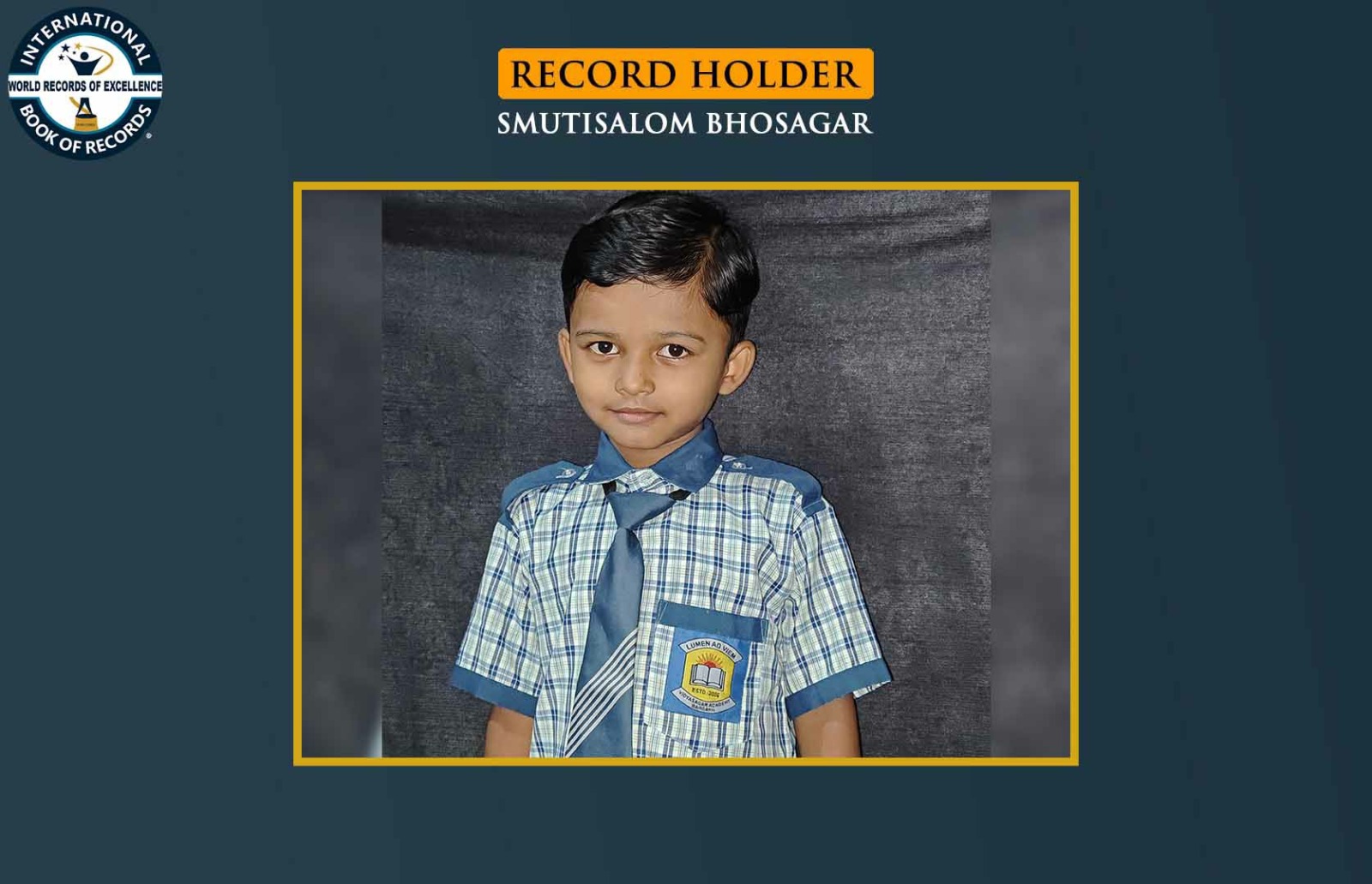 YOUNGEST TO WRITE SQUARE NUMBERS OF 1 TO 50 IN A SHORT TIME