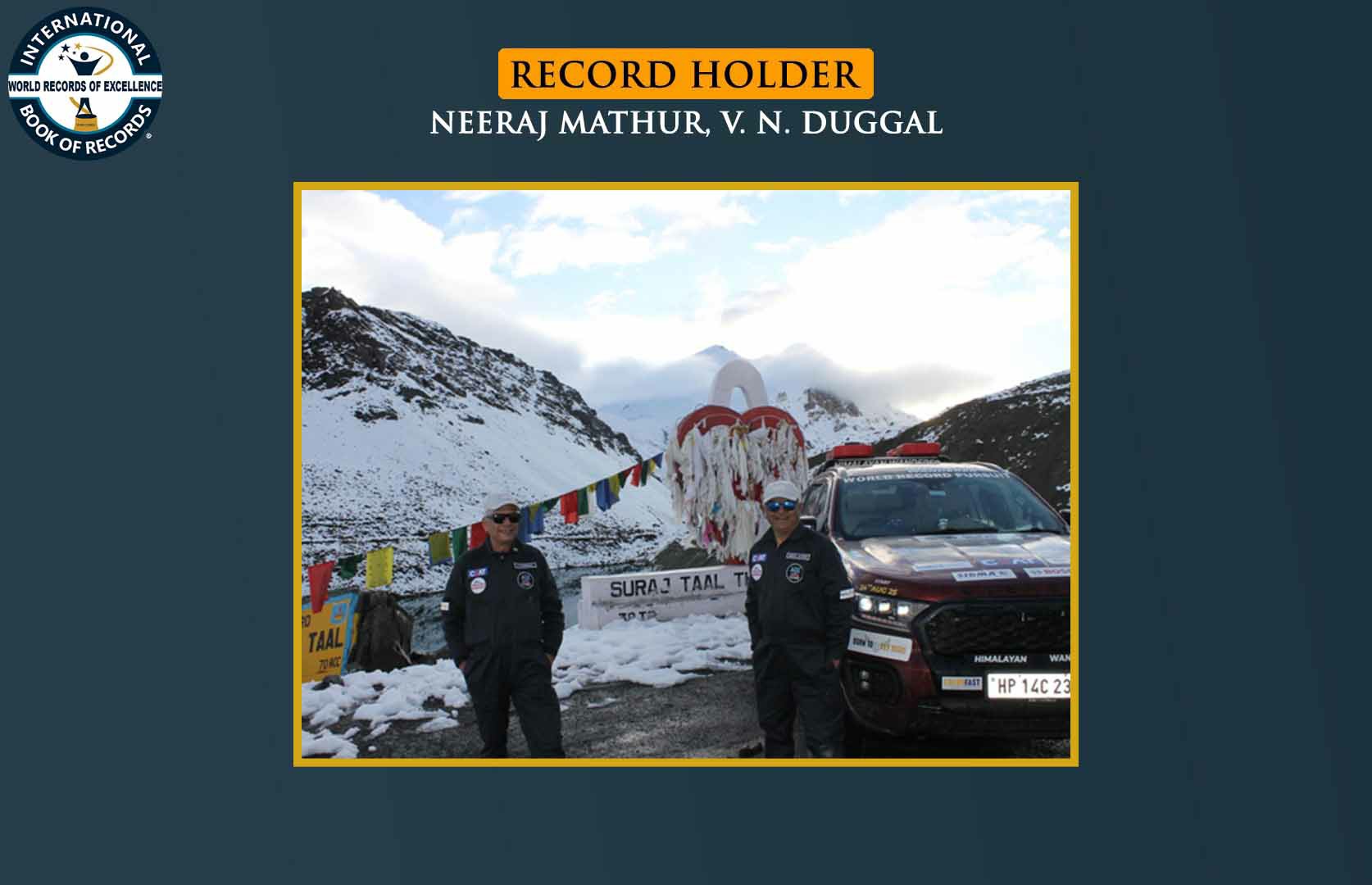 MAXIMUM HIMALAYAN PASSES AND LAKES COVERED BY AN ELDERLY DUO