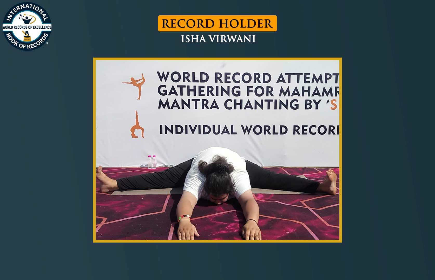 LONGEST TIME TO HOLD BHUNAMANASANA