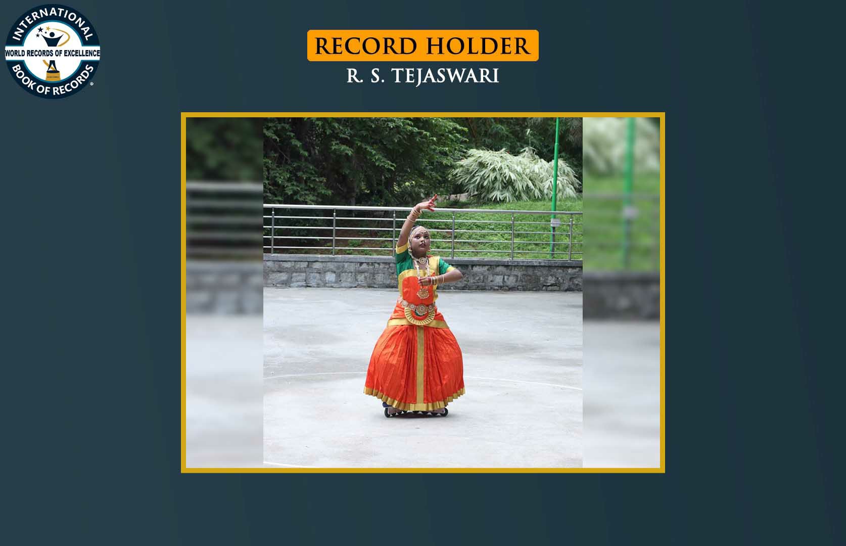 LONGEST TIME TO PERFORM BHARATANATYAM DANCE ON INLINE SKATES (PRE-TEEN)