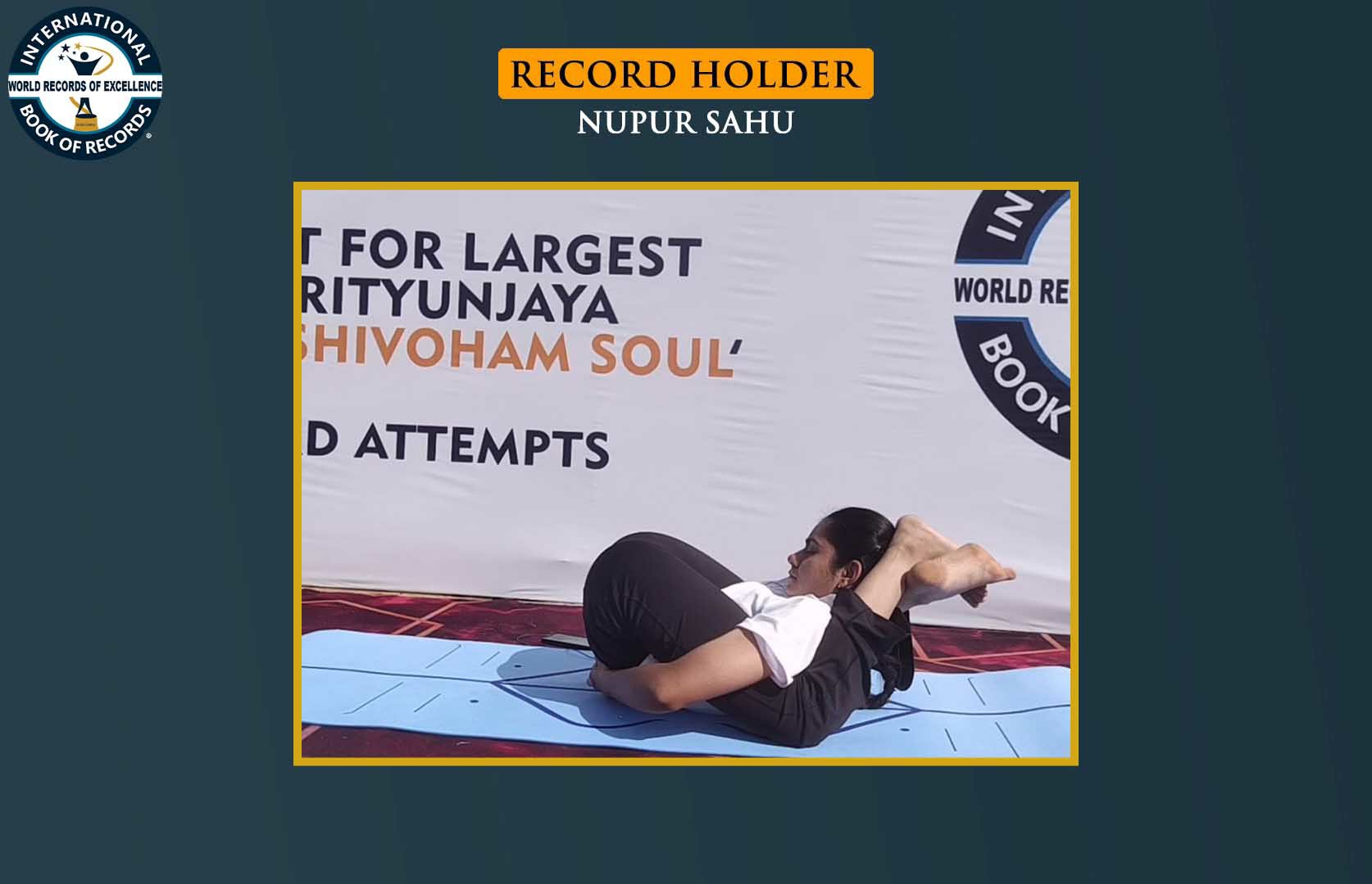 LONGEST TIME TO HOLD YOGA NIDRA ASANA (TEENAGER)