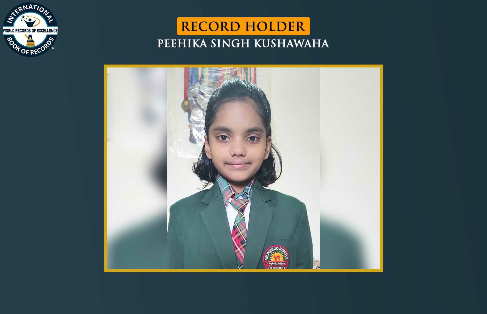 YOUNGEST TO RECITE NAMES OF ALL COUNTRIES IN SHORT TIME