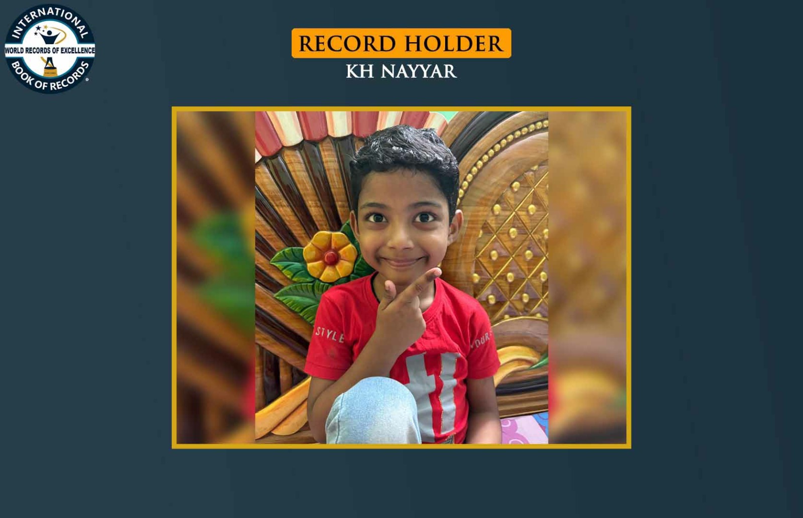 YOUNGEST TO WRITE 100 TO 1 BACKWARD COUNTING IN A SHORT TIME