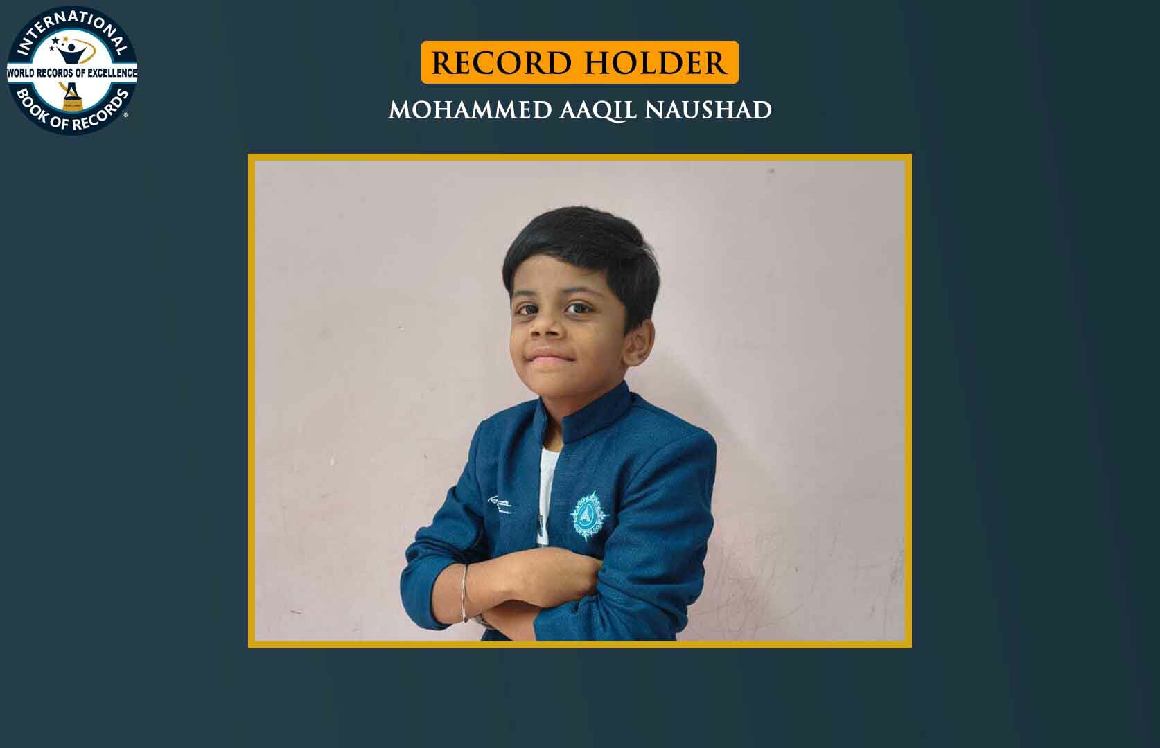 FASTEST TO IDENTIFY THE FLAGS OF 100 COUNTRIES, AND RECITE THEIR NAMES AND SPELLINGS (KID)