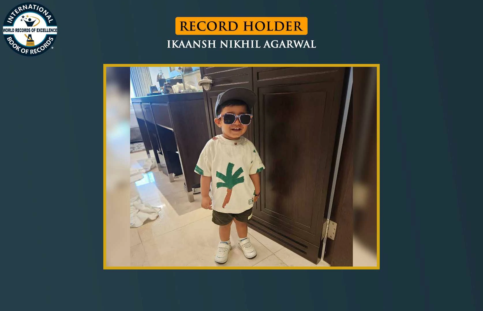 FASTEST TO IDENTIFY FLAGS OF 60 COUNTRIES AND RECITE THEIR NAMES (TODDLER)