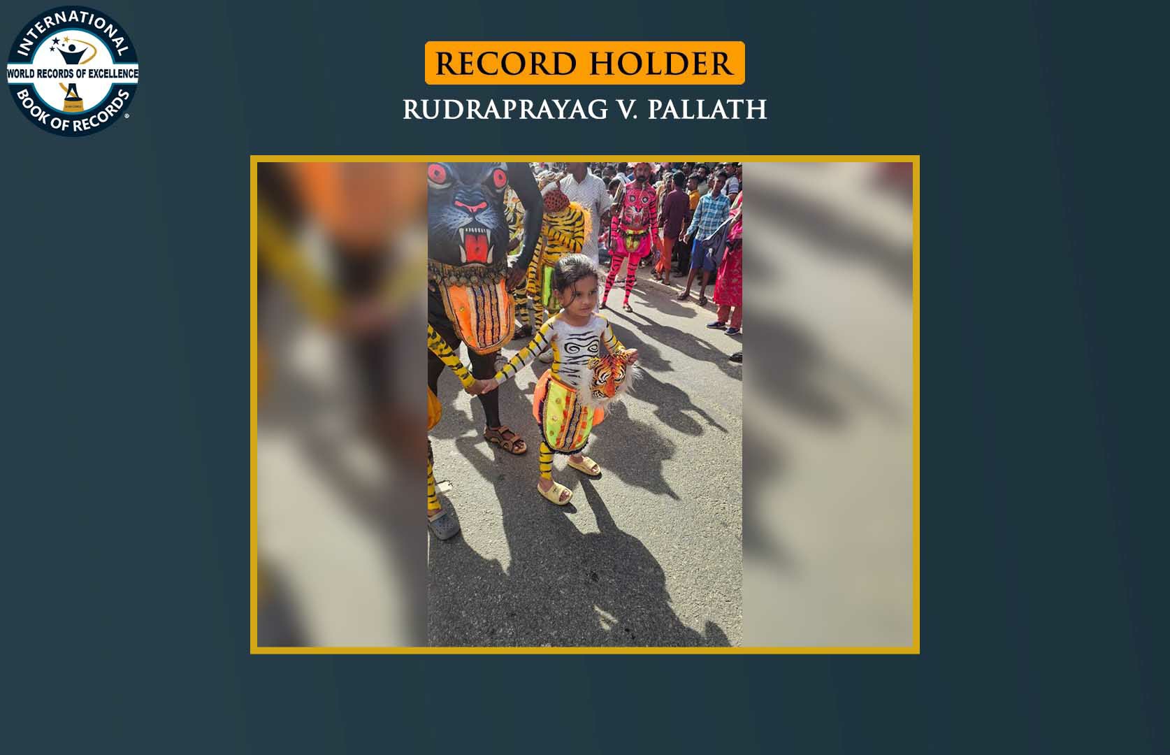 YOUNGEST TO PARTICIPATE IN THRISSUR PULIKALI FESTIVAL