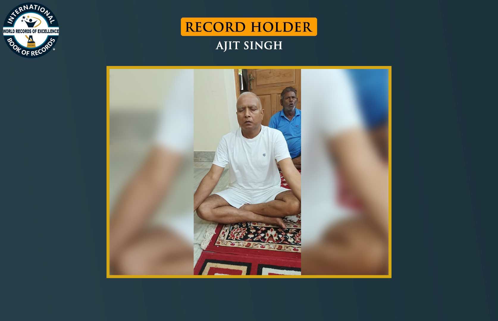 FASTEST TO COMPLETE A 5 KM RETRO WALK BY AN ELDERLY PERSON