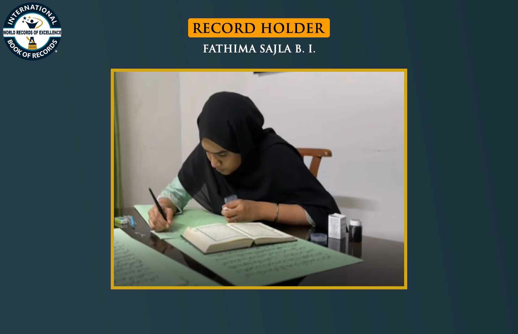 BIGGEST AND HEAVIEST HOLY QURAN WRITTEN WITH TRADITIONAL HANDMADE INK