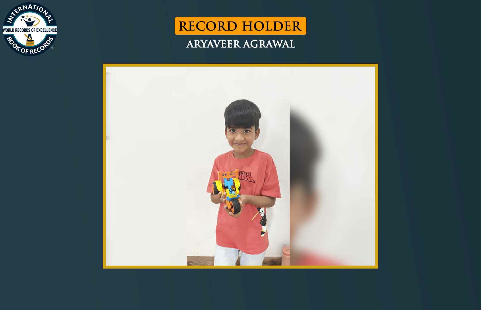 YOUNGEST TO ASSEMBLE CRANE ROBOT