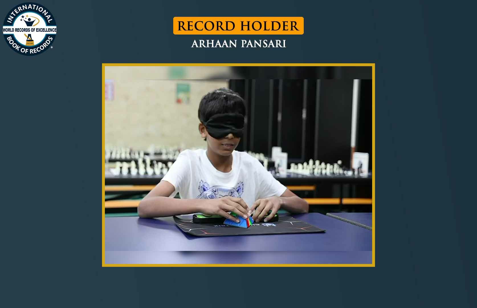 YOUNGEST TO SOLVE PYRAMINX RUBIK\'S CUBE BLINDFOLDEDLY IN A SHORT TIME