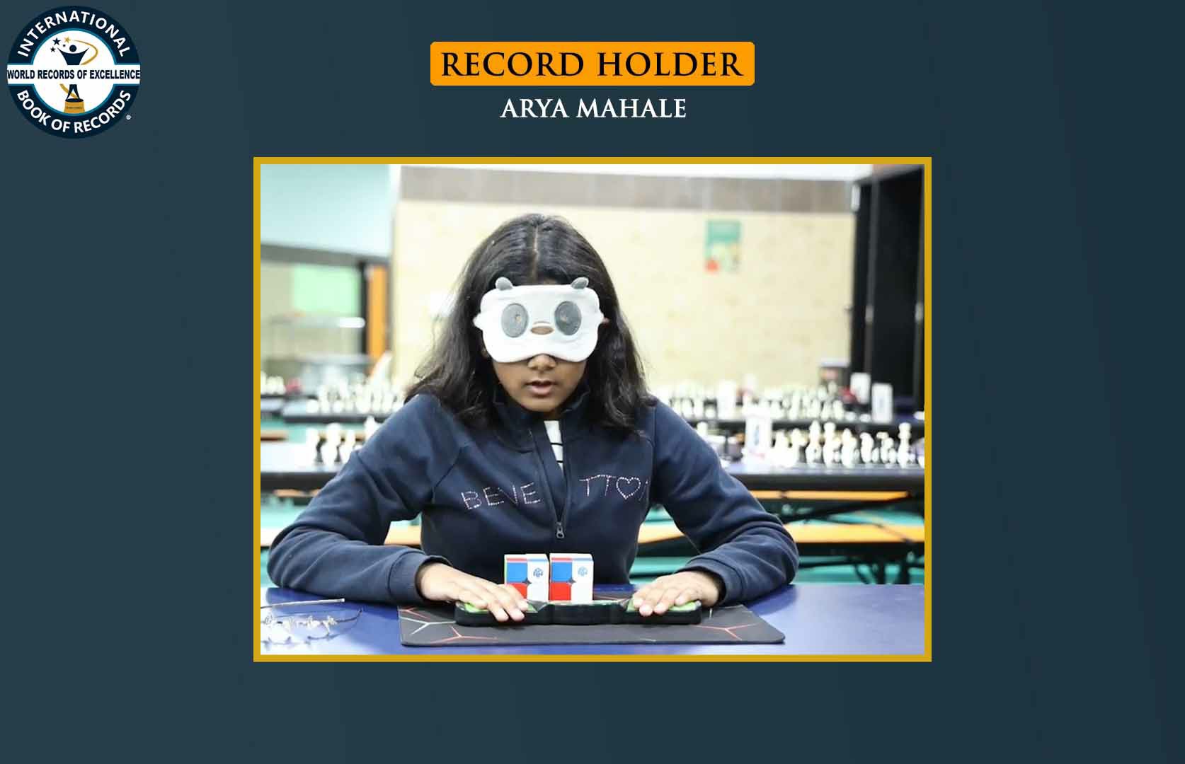 YOUNGEST TO SOLVE TWO 2X2 RUBIK’S CUBES SIMULTANEOUSLY WHILE BLINDFOLDED