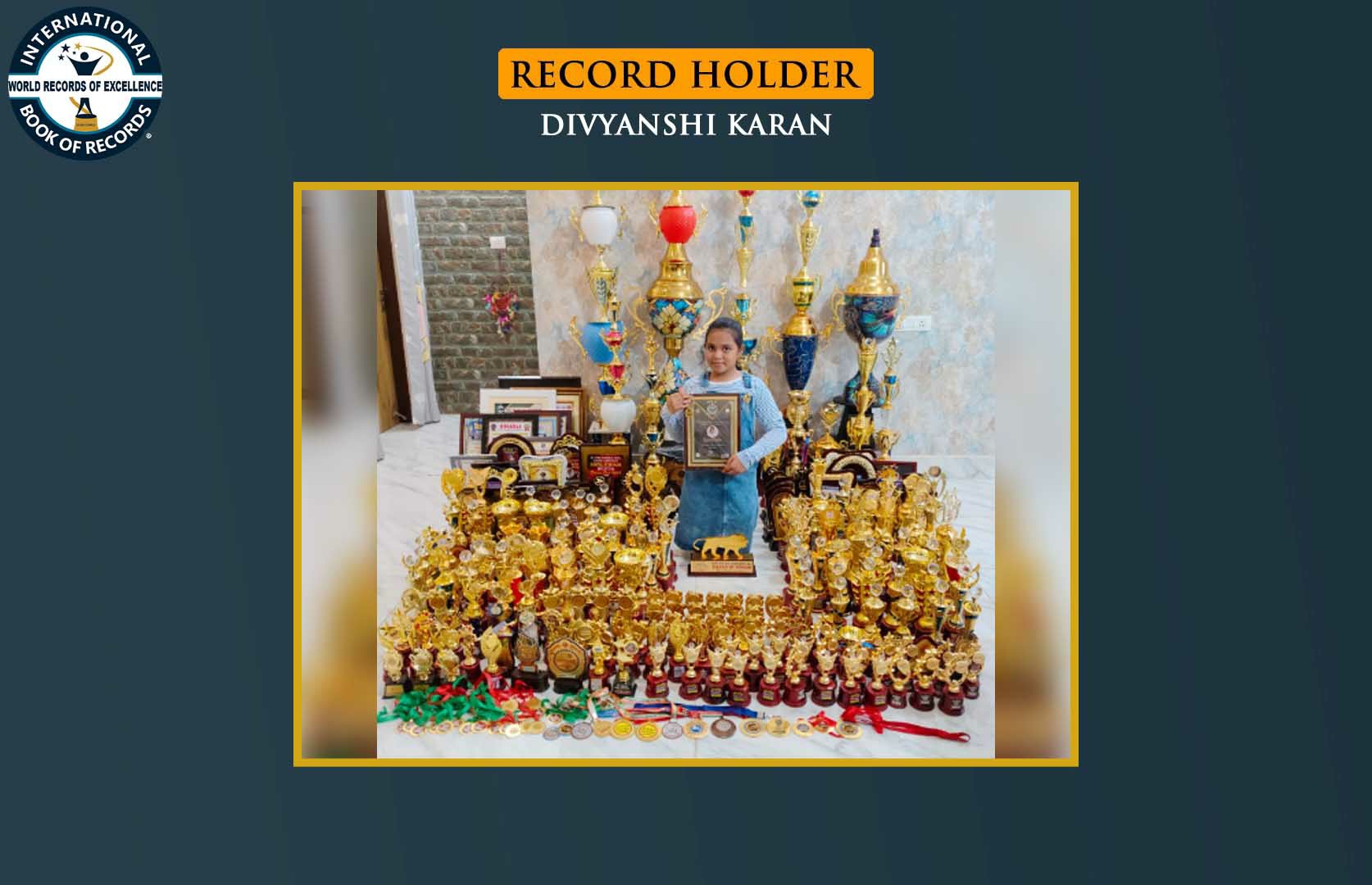 MAXIMUM ACCOLADES ACHIEVED IN SIX MONTHS (PRE-TEEN)