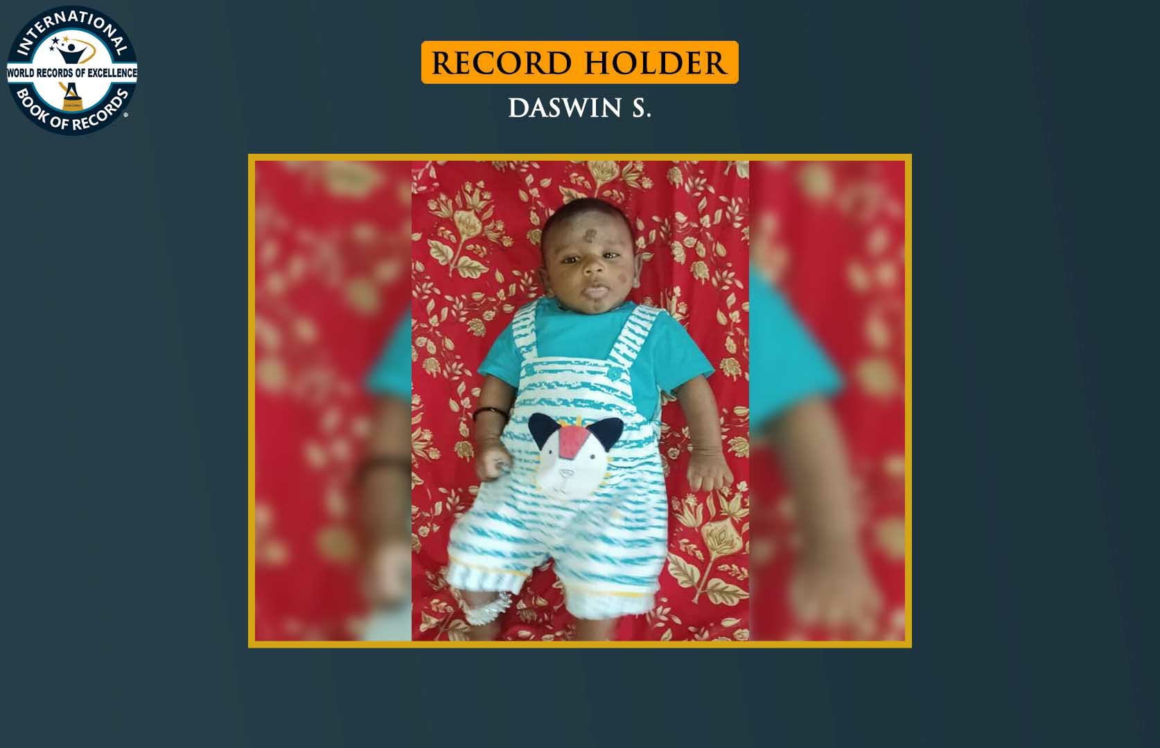 LONGEST TIME TO HOLD HEAVIEST BAG BY AN INFANT