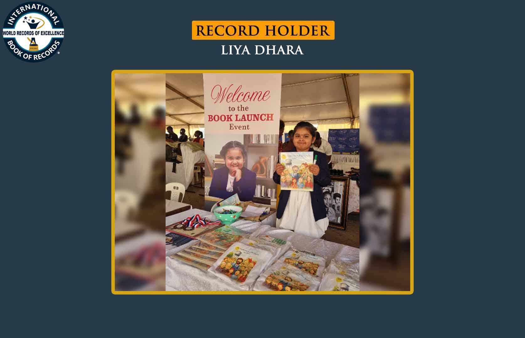 YOUNGEST AUTHOR TO WRITE A STORYBOOK ON WATER CONSERVATION