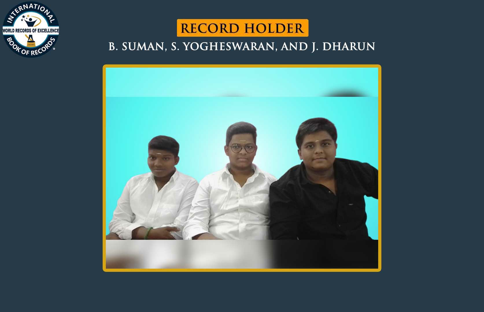 YOUNGEST TRIO TO CREATE MAXIMUM FUTURISTIC IDEAS FOR VARIOUS COMPANIES