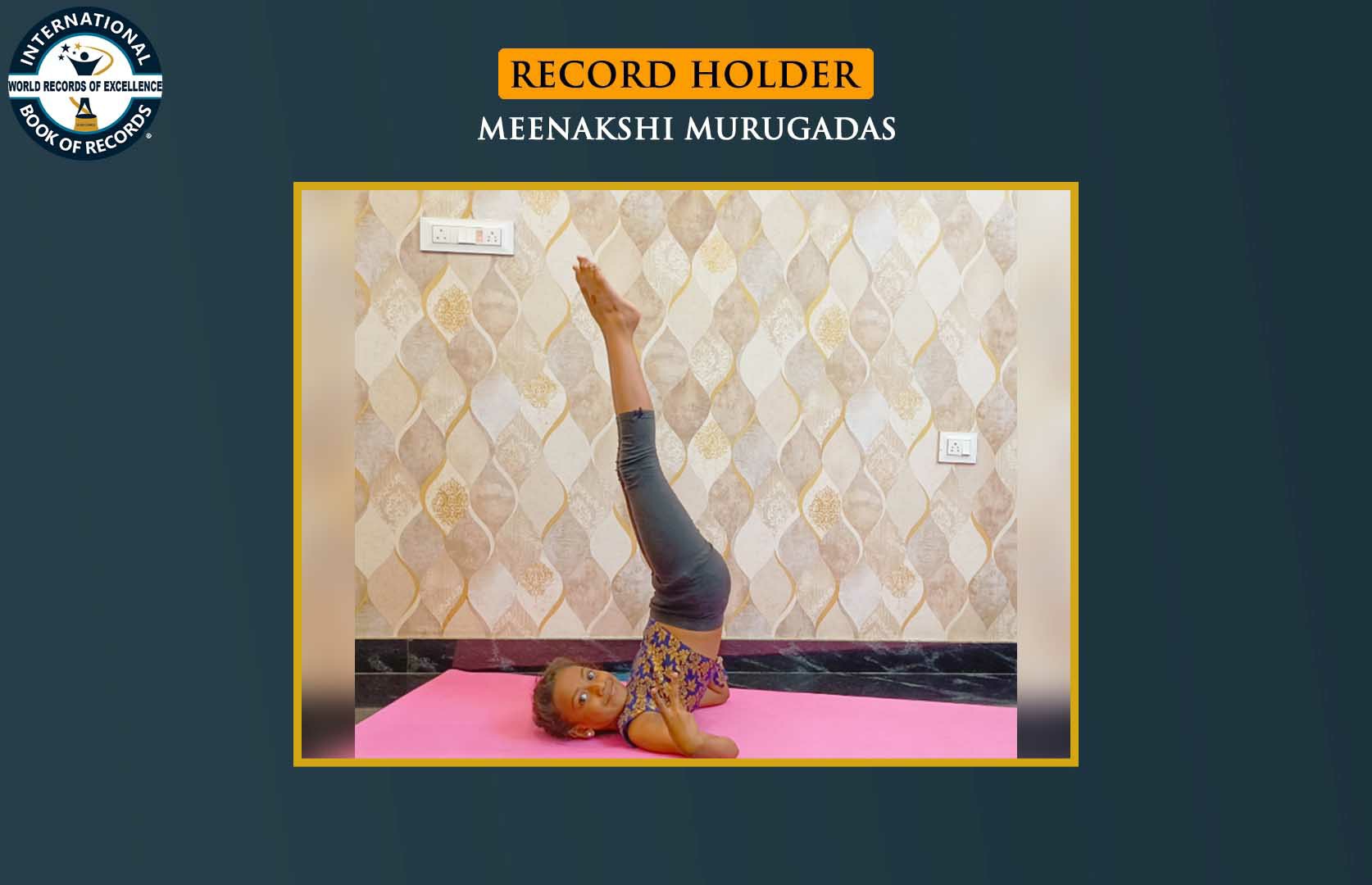 LONGEST TIME TO HOLD SARVANGASANA YOGA POSE (PRE-TEEN)