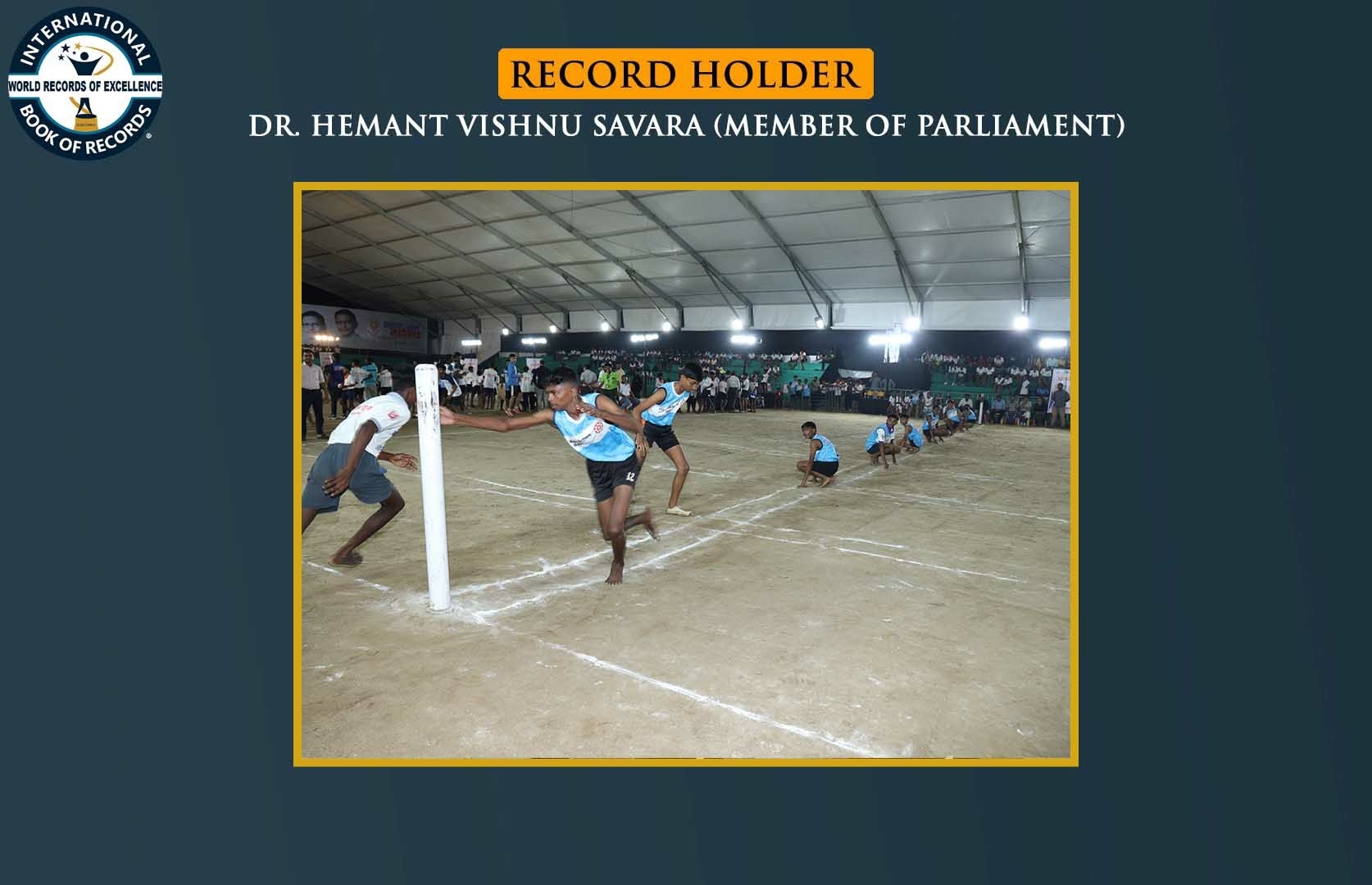 MAXIMUM MALES PARTICIPATED IN KHO KHO TOURNAMENT (MASS)