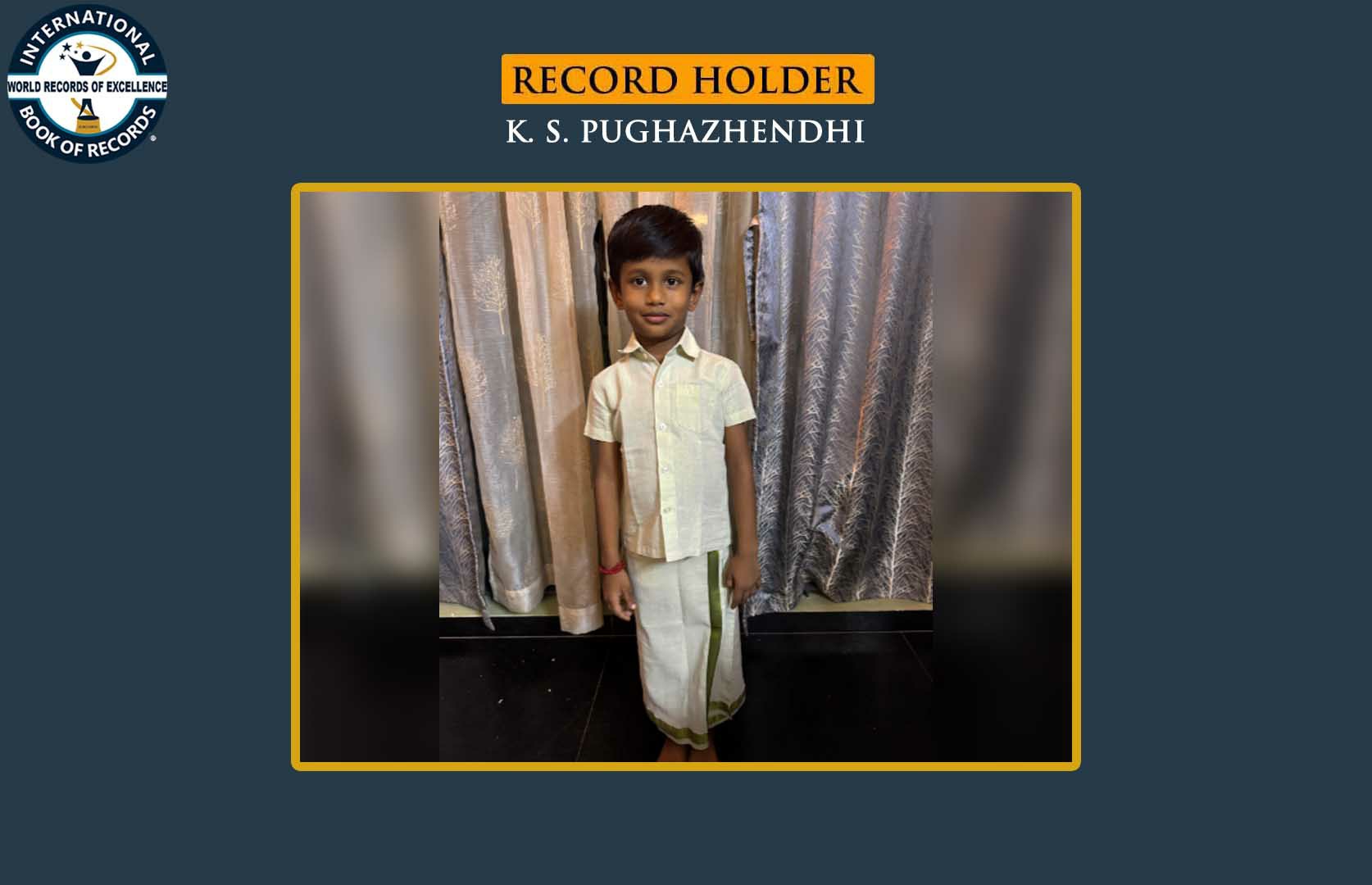 FASTEST TO RECITE 50 VERSES OF PUTHIYA AATHICHUDI (KID)