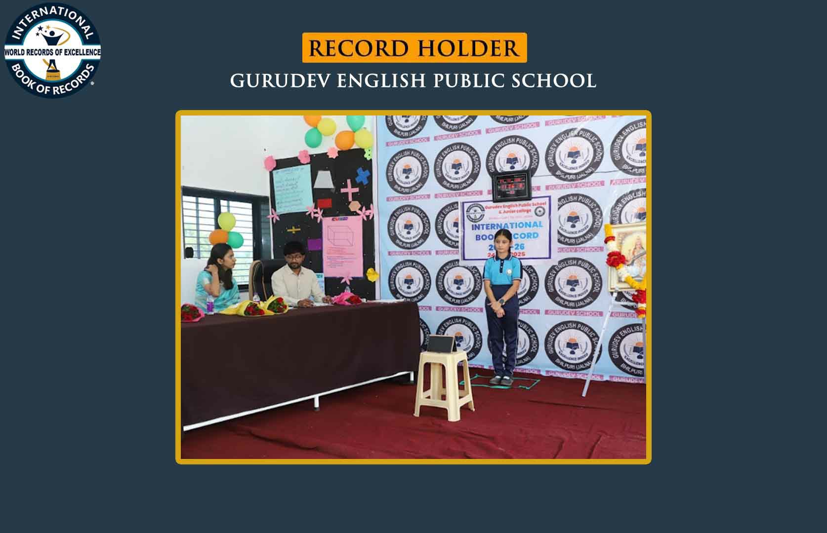 MAXIMUM STUDENTS RECITED 1 TO 30 SQUARES INDIVIDUALLY IN 45 MINUTES (MASS)