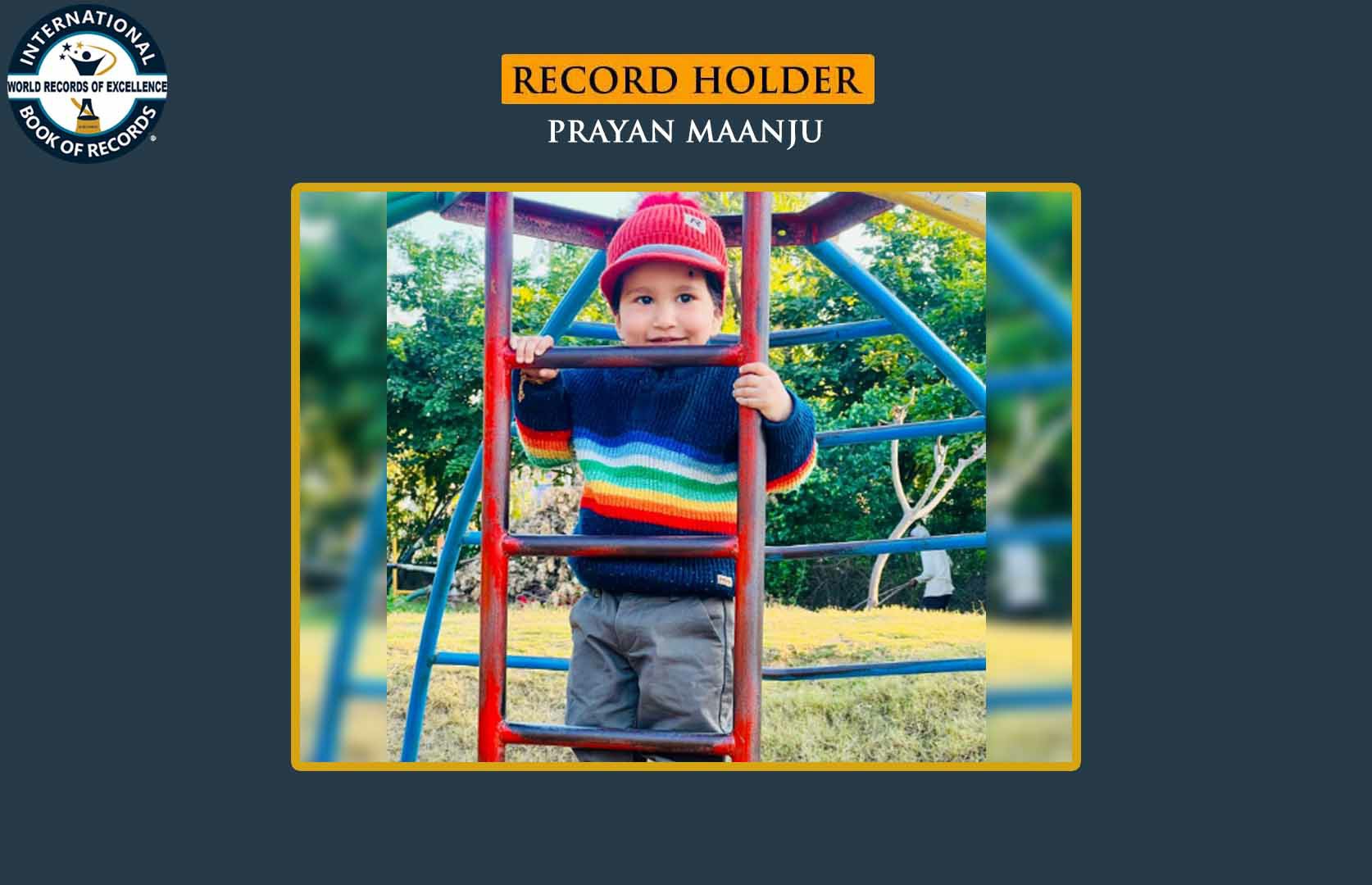 FASTEST TO IDENTIFY AND RECITE 1 TO 100 COUNTING (TODDLER)