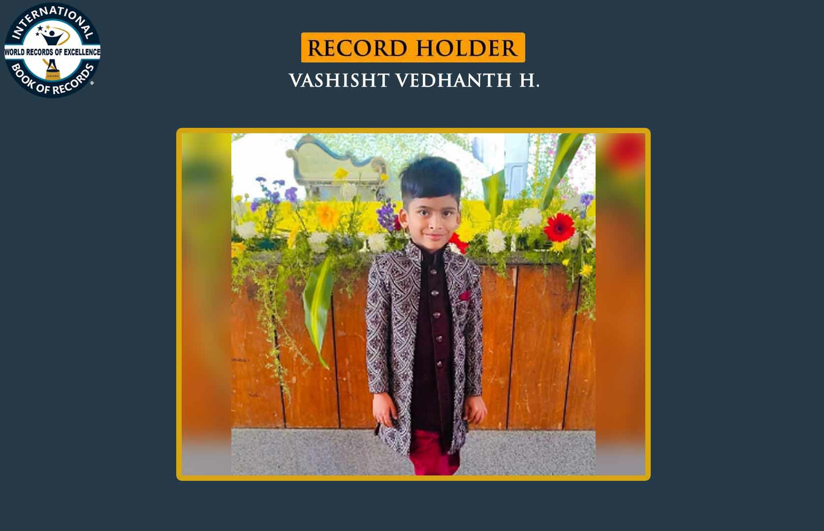FASTEST TO RECITE AIGIRI NANDINI BY A PRESCHOOLER