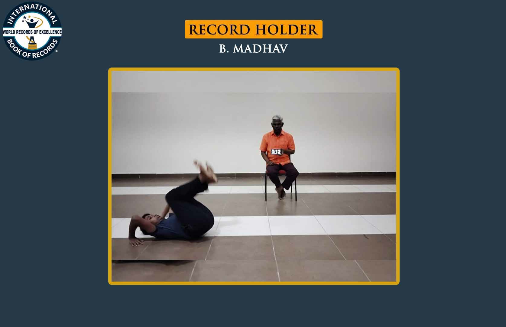 MOST KICK-UPS PERFORMED IN ONE MINUTE (TEENAGER)