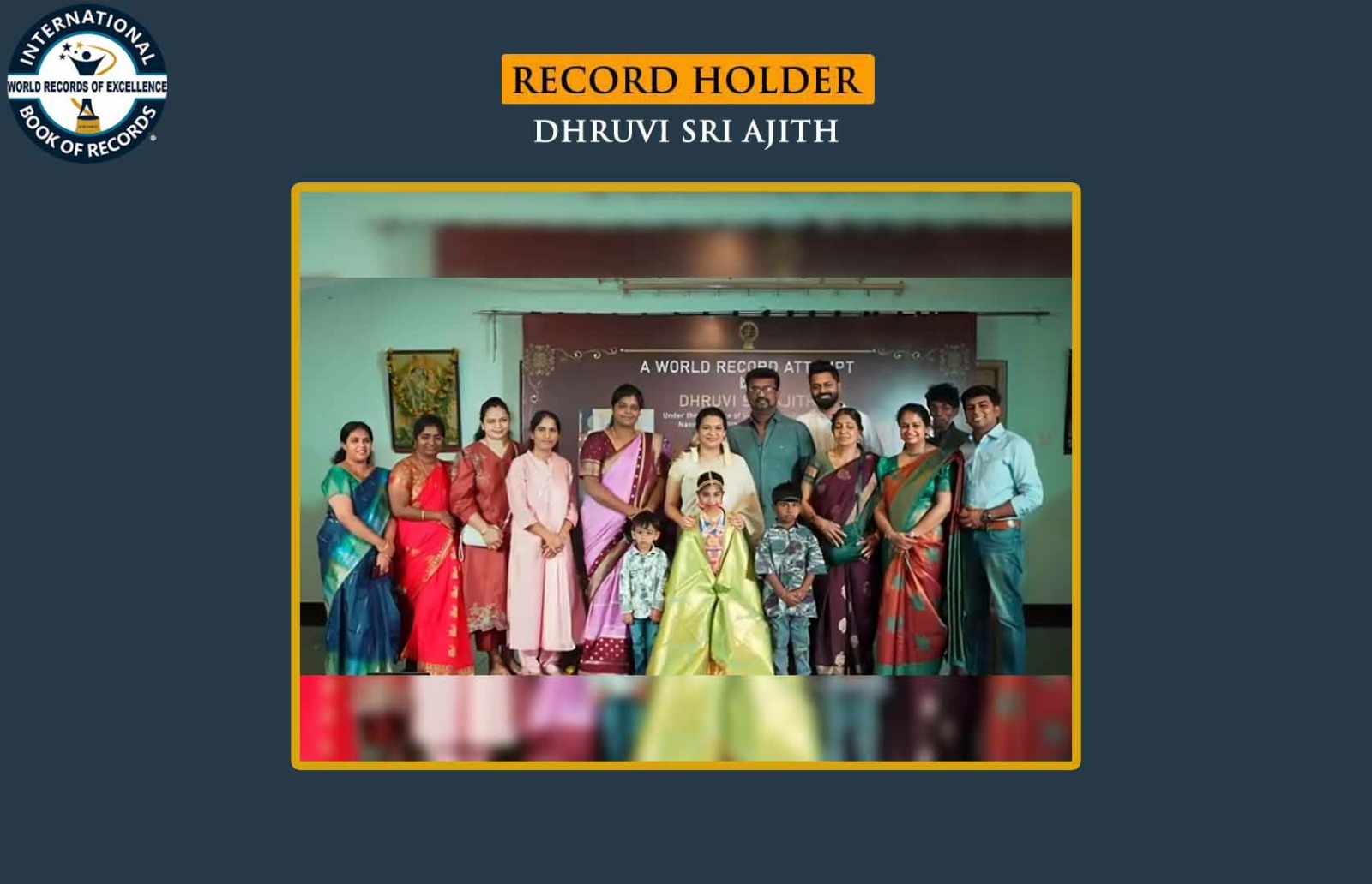 LONGEST TIME TO PERFORM BHARATANATYAM DANCE NON-STOP (KID)