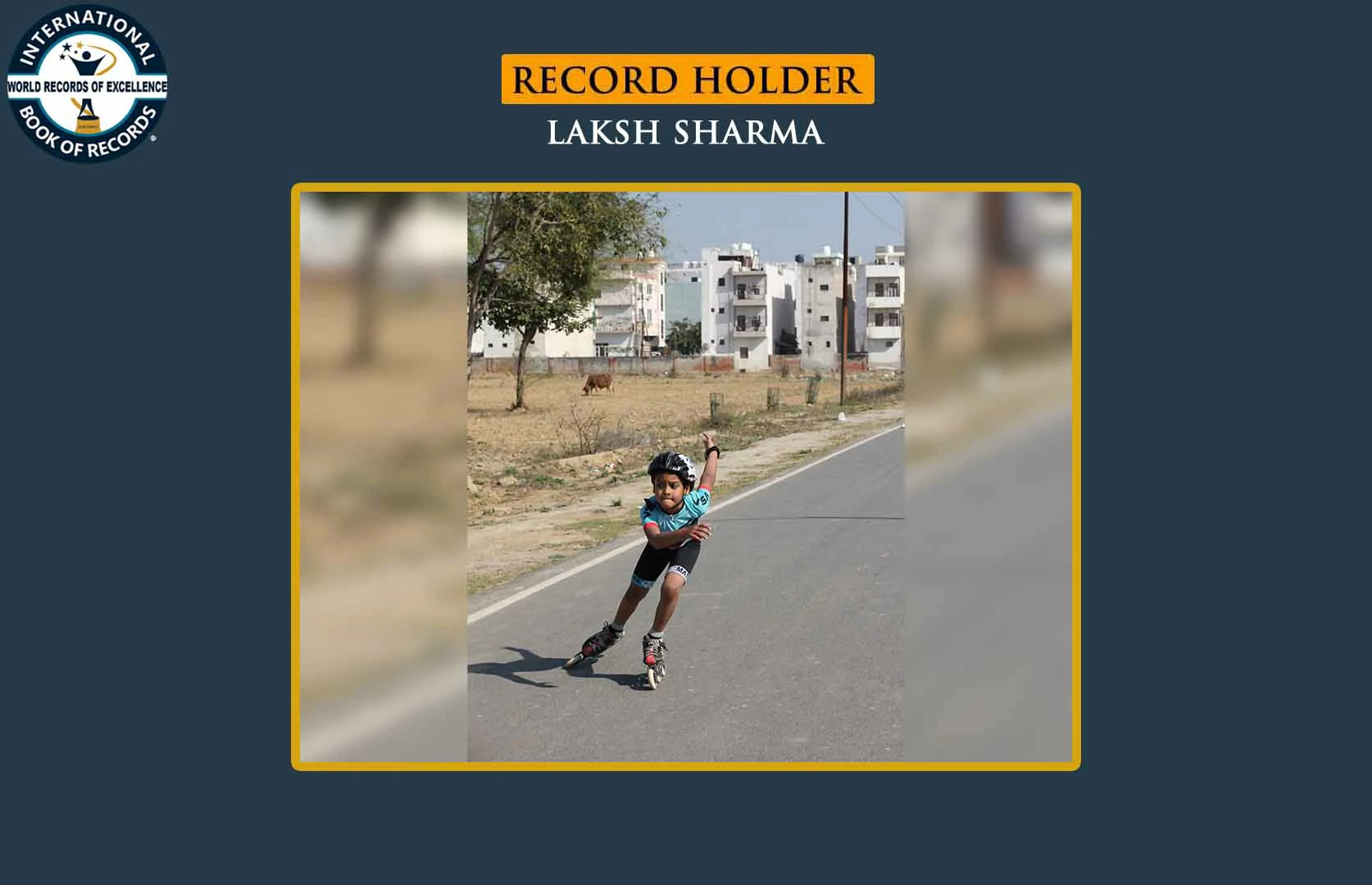 MAXIMUM DISTANCE COVERED ON ROLLER SKATES BY A KID