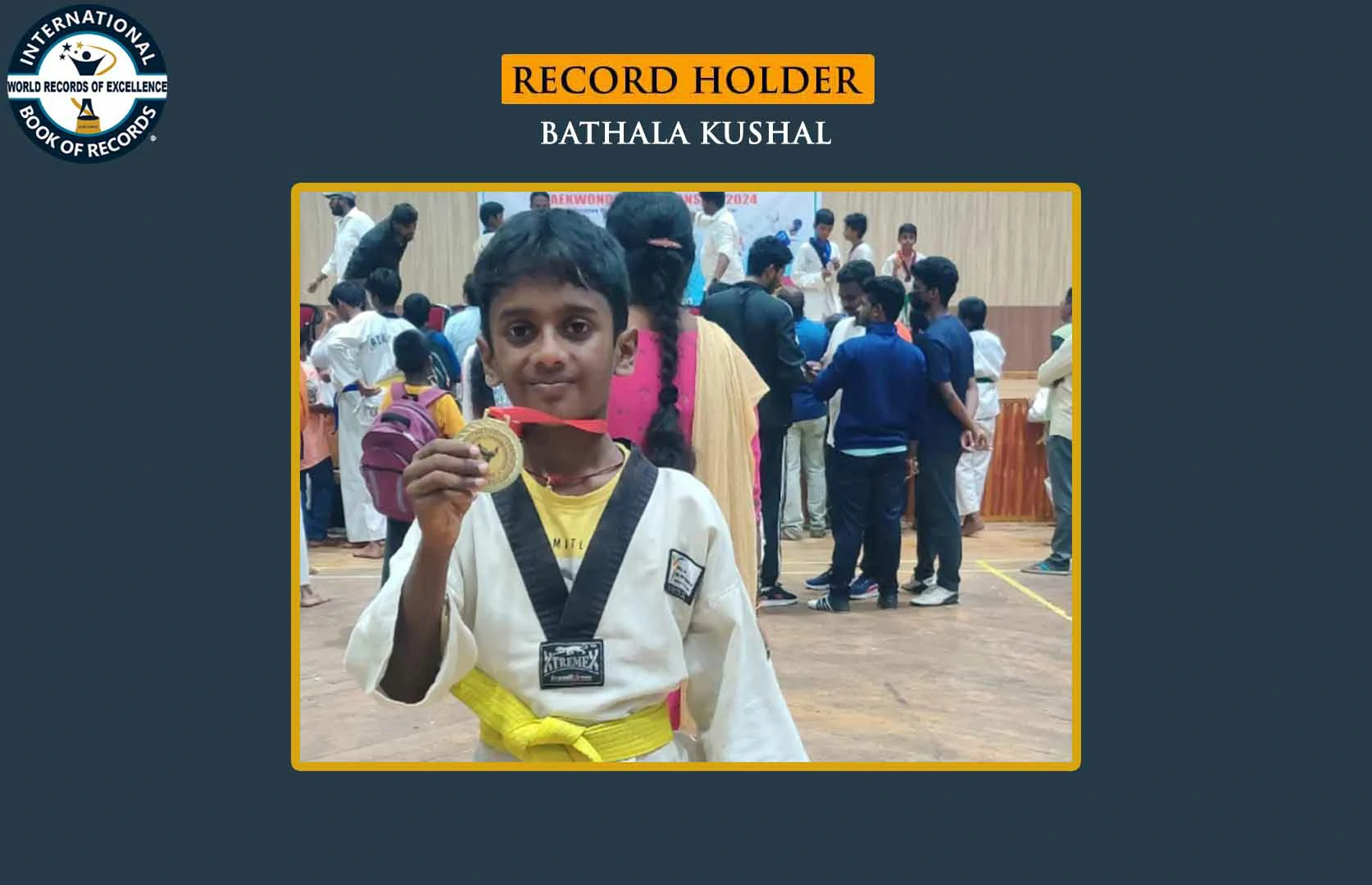 YOUNGEST TO HOLD FULL LEG SPLIT FOR LONGEST TIME