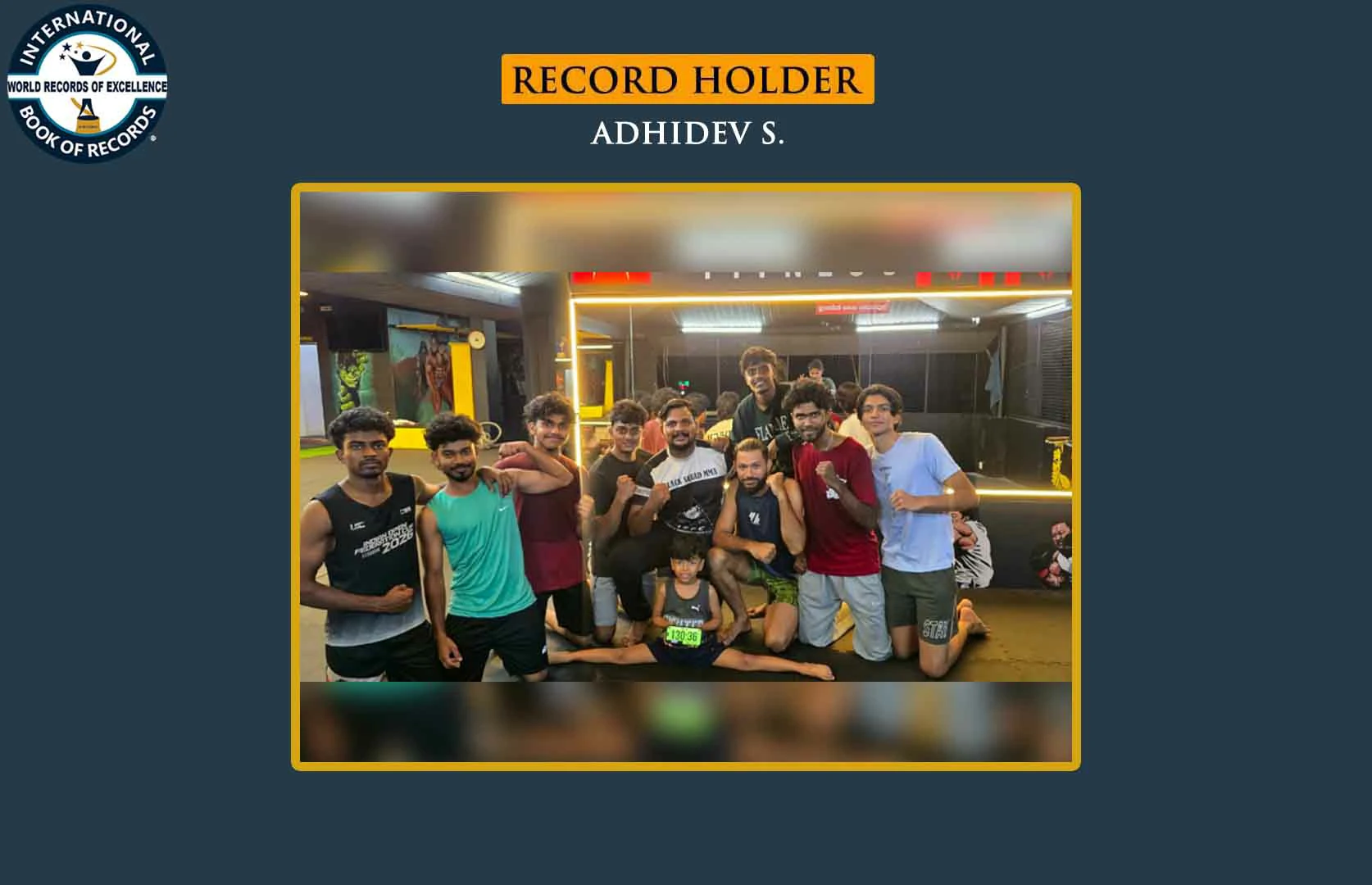 LONGEST TIME TO HOLD FULL LEG SPLIT POSITION BY A KID