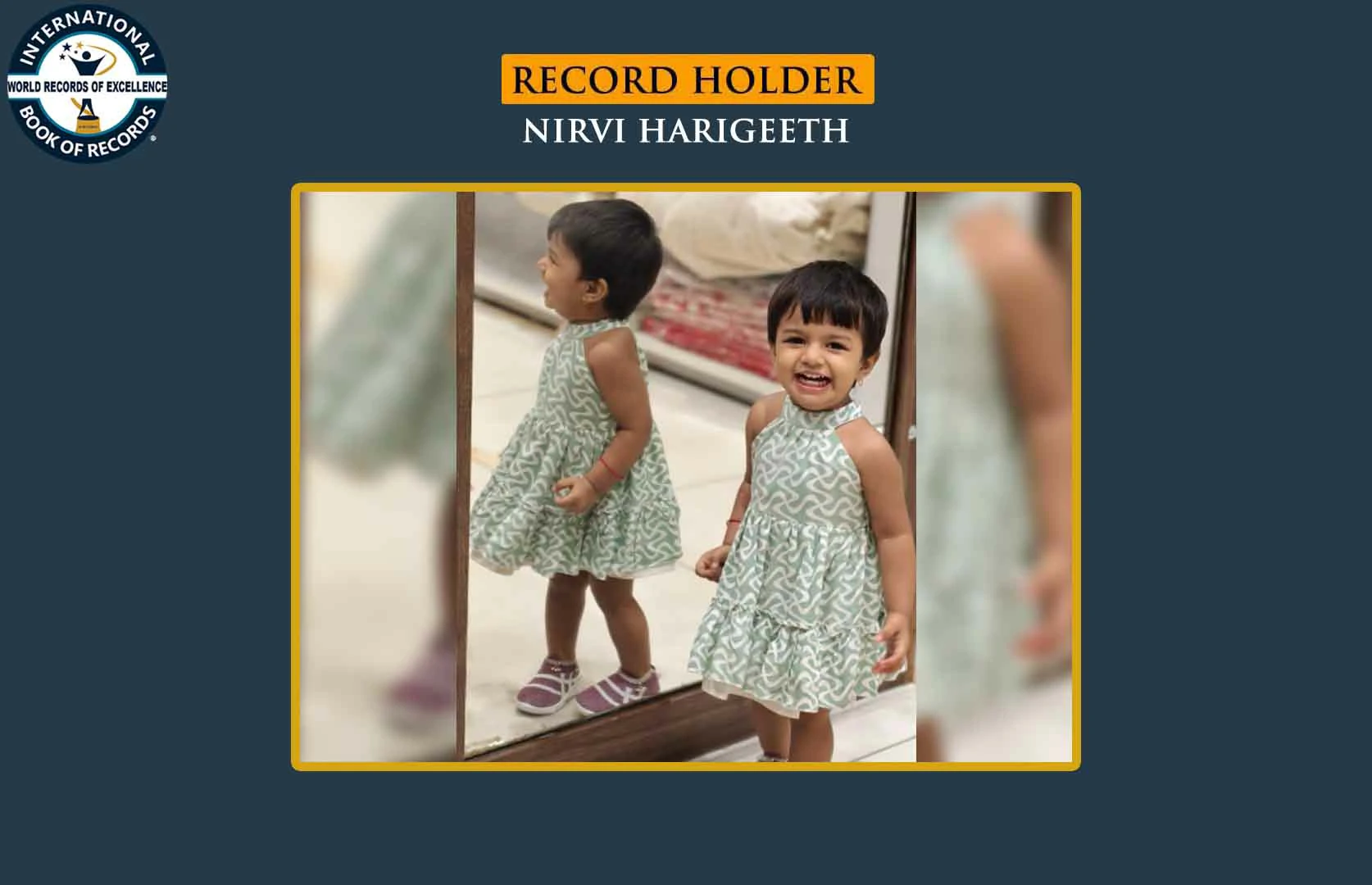 FASTEST TO IDENTIFY 50 RANDOM FLASHCARDS AND RECITED THEIR NAMES (TODDLER)