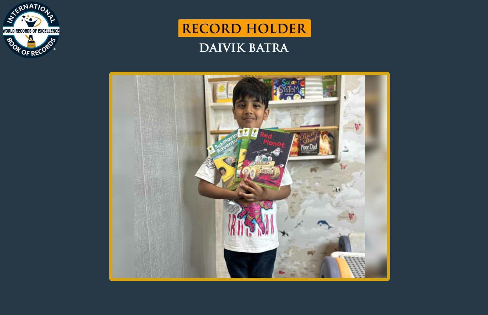 YOUNGEST TO READ MAXIMUM LEVEL-7 OXFORD ENGLISH STORYBOOKS