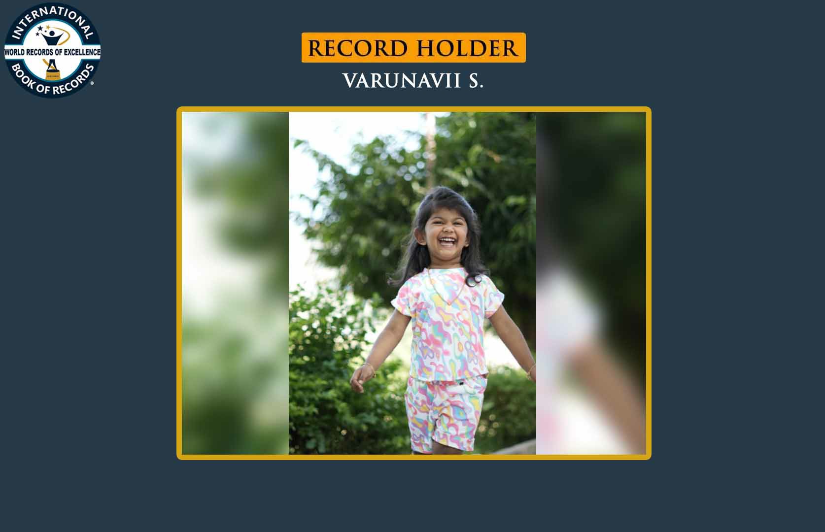 FASTEST TO RECITE 20 THIRUKKURALS (TODDLER)