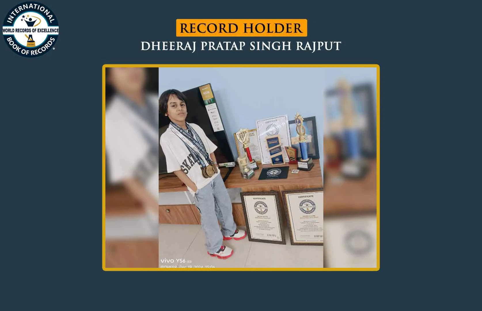 FASTEST TO RECITE 500 DECIMAL PLACES OF PI VALUE (PRE-TEEN)