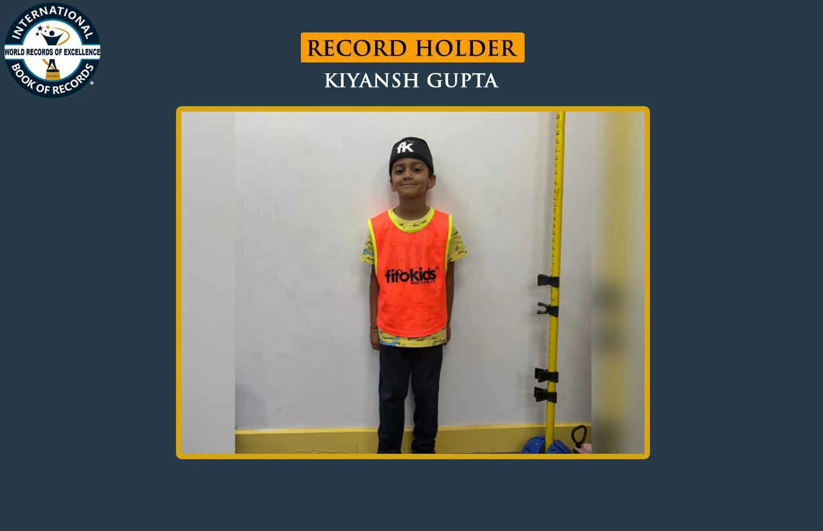 YOUNGEST TO PERFORM HIGHEST JUMP USING SCISSORS TECHNIQUE