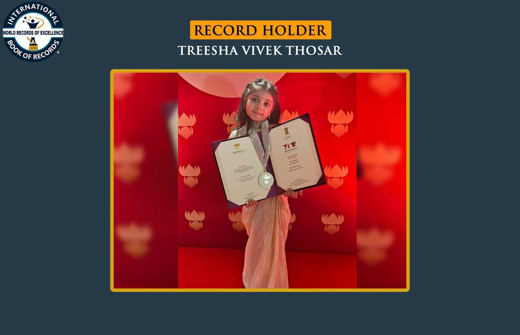YOUNGEST ARTIST TO WIN NATIONAL FILM AWARD
