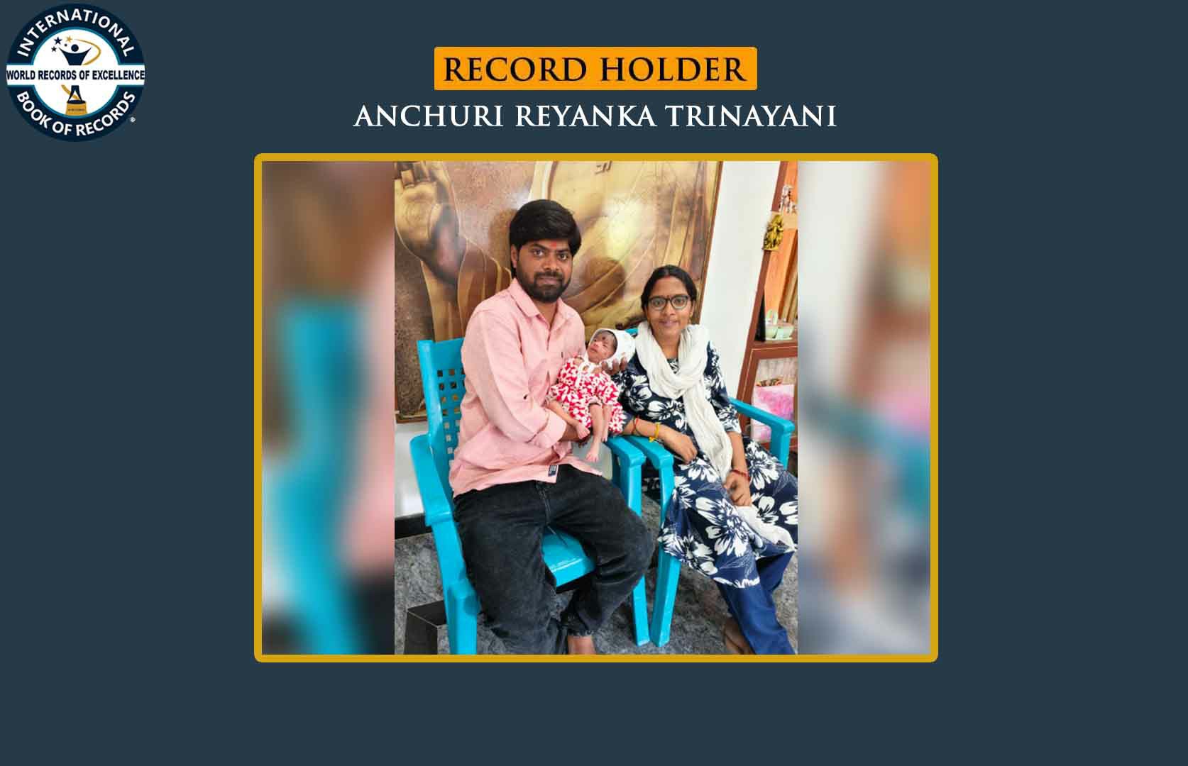 YOUNGEST GIRL AADHAAR CARD HOLDER