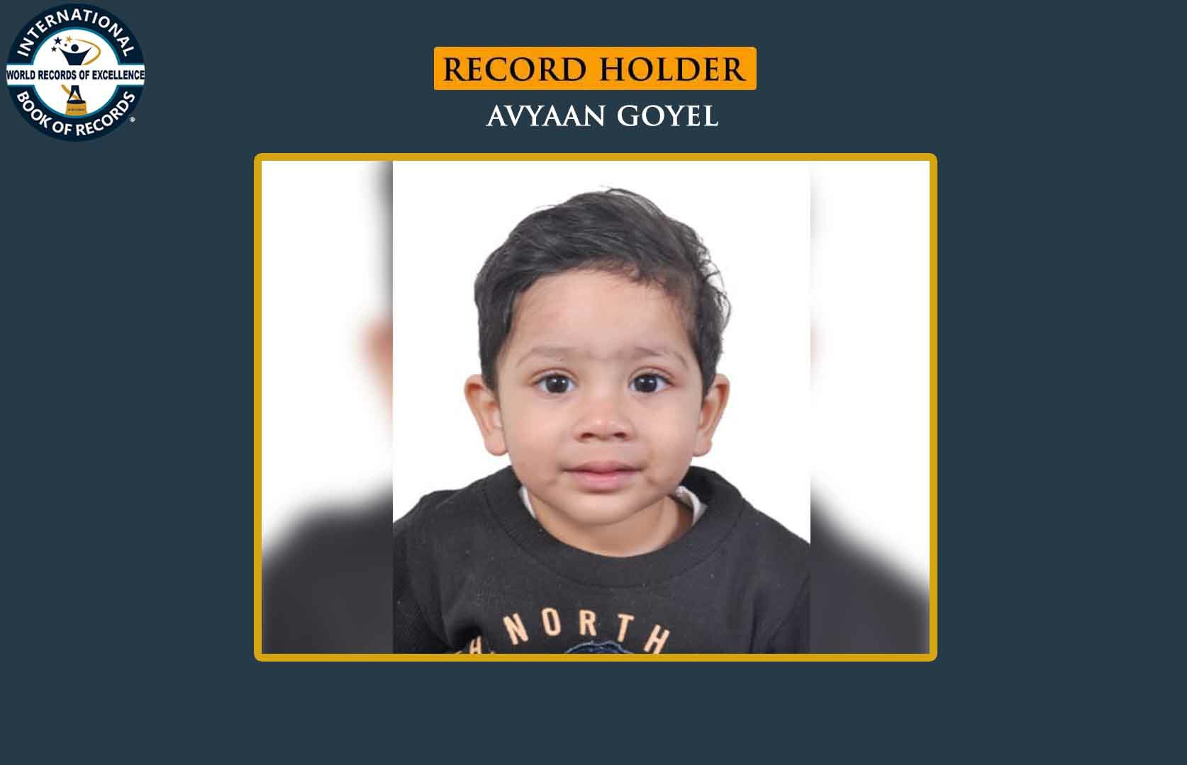 FASTEST TO IDENTIFY 50 RANDOM FLASHCARDS AND RECITED THEIR NAMES (TODDLER)