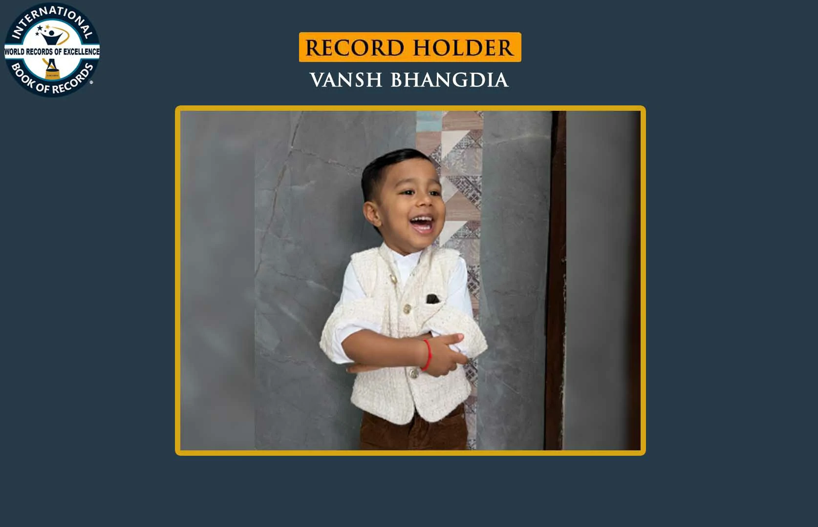 MAXIMUM SANSKRIT SHLOKAS RECITED BY A TODDLER