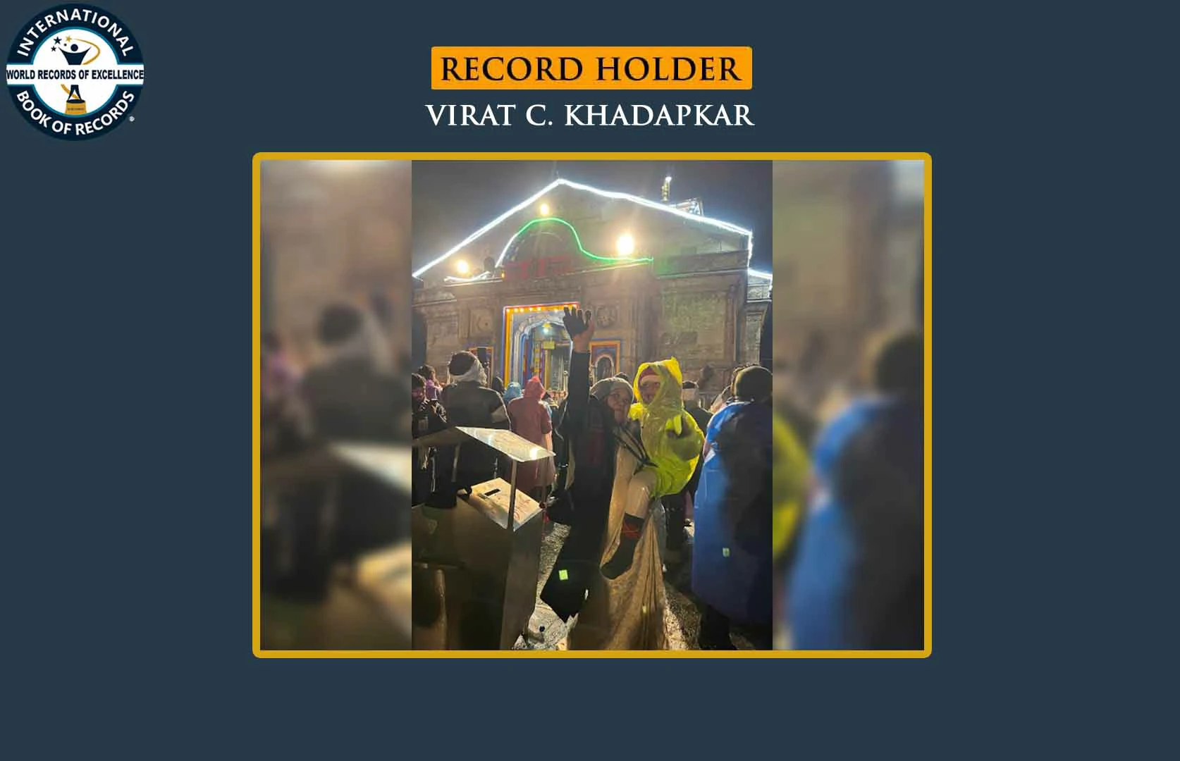 YOUNGEST TO REACH KEDARNATH