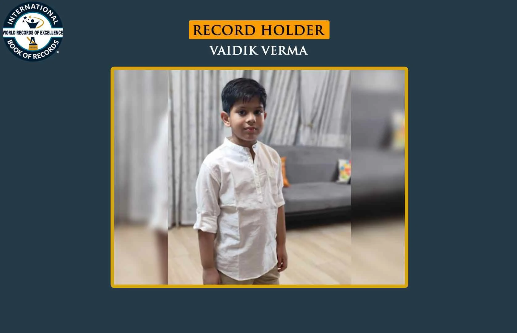FASTEST TO IDENTIFY FLAGS OF 100 COUNTRIES ON SCREEN AND RECITE THEIR NAMES (KID)