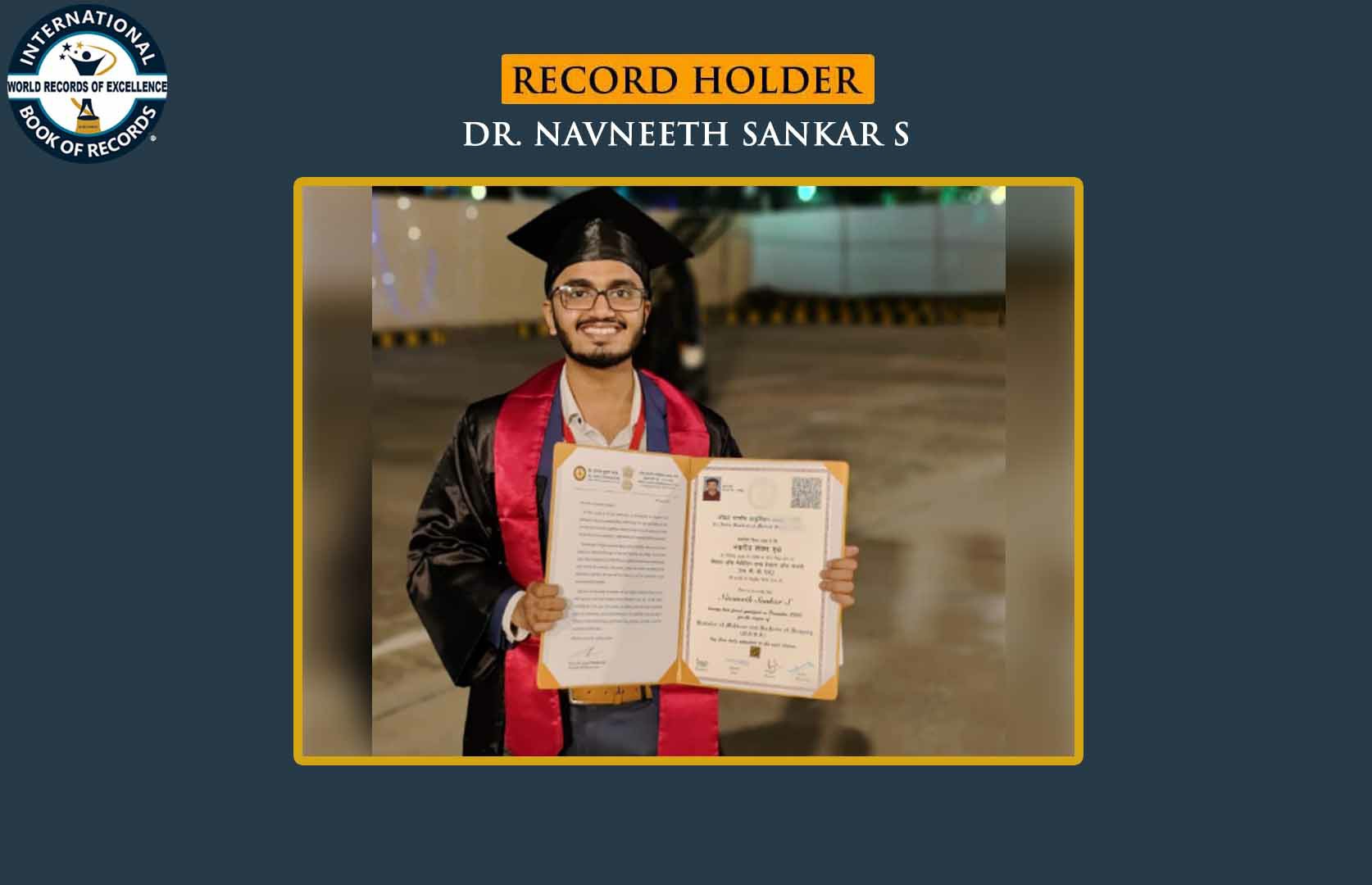 YOUNGEST TO COMPLETE A MASTER OF SURGERY IN GENERAL SURGERY