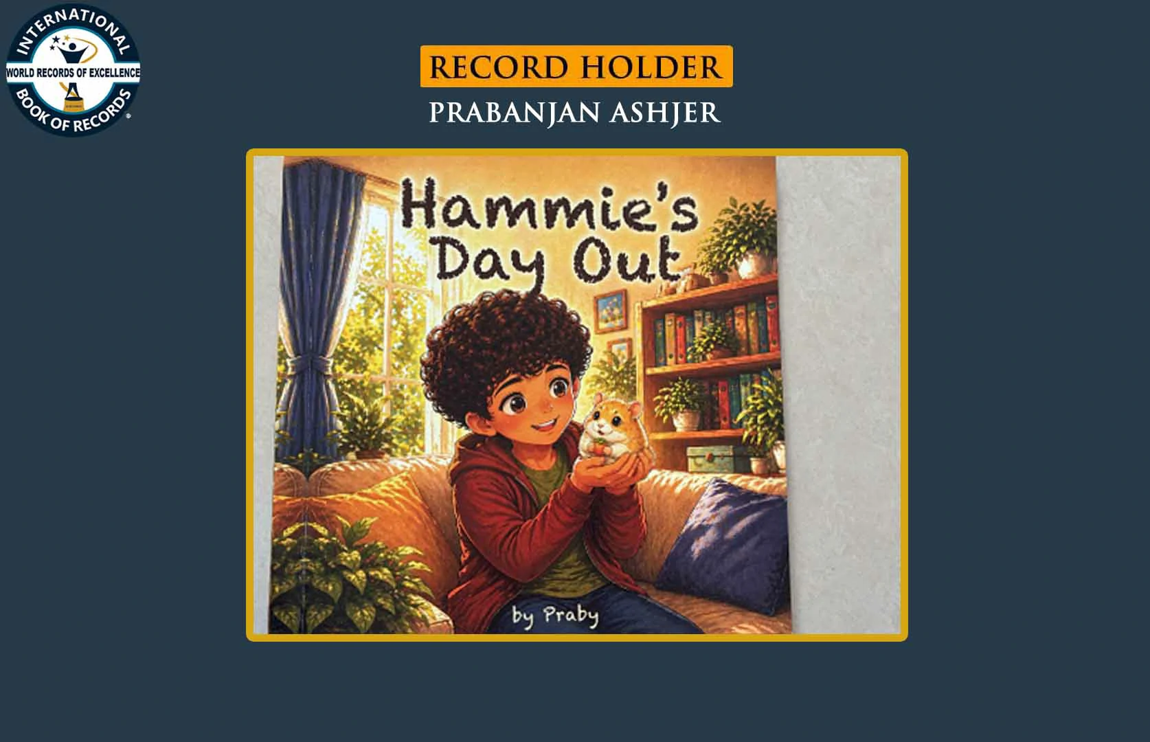 YOUNGEST KID TO PUBLISH A MEMOIR BOOK ABOUT PET