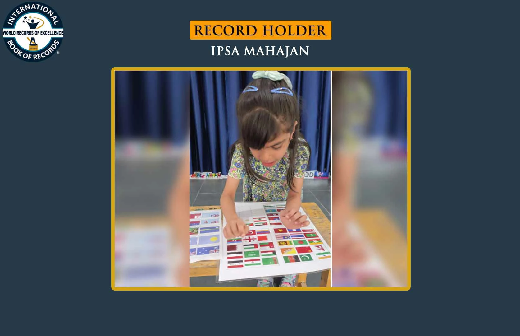 FASTEST TO IDENTIFY FLAGS OF ALL ASIAN COUNTRIES FROM CHART AND RECITE THEIR NAMES (KID)