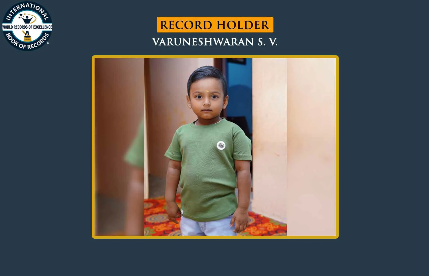 FASTEST TO RECITE ALL CLASSIFICATIONS OF TAMIL LITERATURE (PRESCHOOLER)