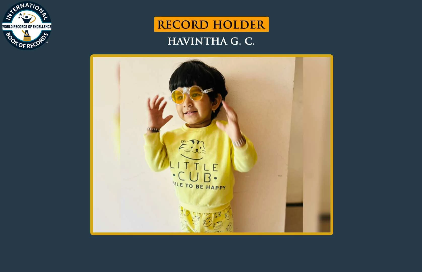 FASTEST TO RECITE 10 SANSKRIT SHLOKAS BY A TODDLER