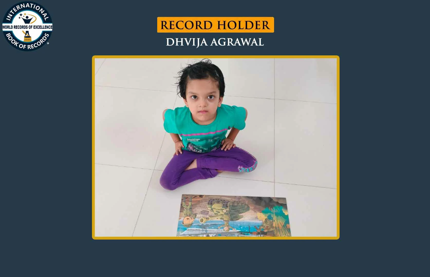 FASTEST TO SOLVE 100-PIECE DEFENCE JIGSAW PUZZLE BY A PRESCHOOLER