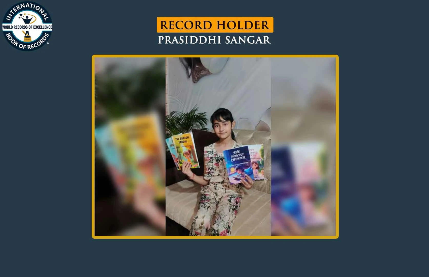 MAXIMUM BOOKS AUTHORED IN ONE MONTH (PRE-TEEN)