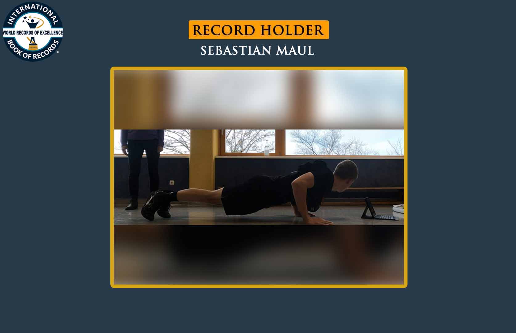 MAXIMUM PUSH-UPS PERFORMED WHILE CARRYING HEAVIEST WEIGHT ON BACK (TEENAGER)
